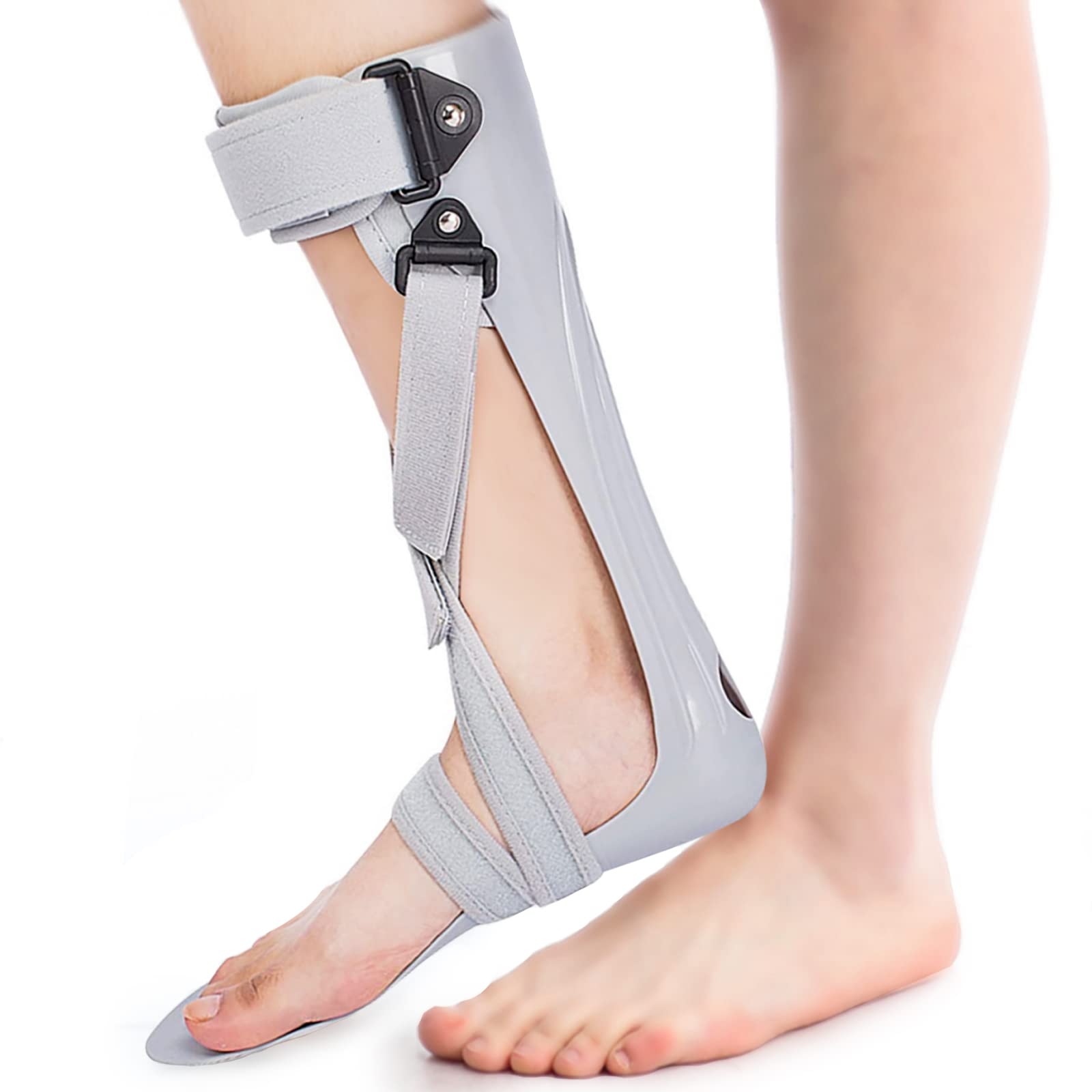 Tairibousy AFO Brace Lightweight Ankle Foot Orthosis Foot Drop Brace AFO Rehabilitator for Drop Foot, Stroke, Hemiplegia (M-Right)