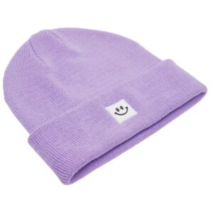 55cube Light Purple Beanie Hat