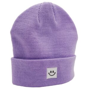 55cube Light Purple Beanie Hat