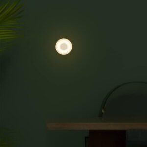 Xiaomi MI Motion Activated Night Light 2 - Bluetooth, 2800K Warm Yellow Light, No Visible Flicker, No Harmful Blue Light, 3× AA Batteries Last Over a Year