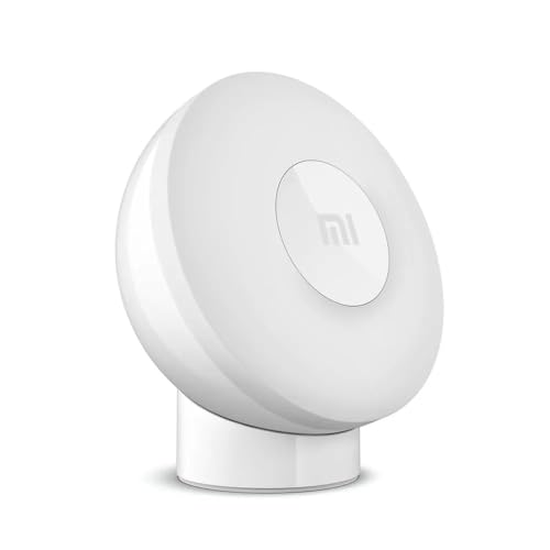 Xiaomi MI Motion Activated Night Light 2 - Bluetooth, 2800K Warm Yellow Light, No Visible Flicker, No Harmful Blue Light, 3× AA Batteries Last Over a Year