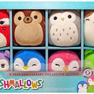 Official KellyToy Squishmallows Squishmallows 5 Year Anniversary Collector Edition - Includes 8 Mini-Squishmallows