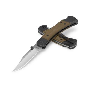 Buck Knives 110 Hunter Sport Folding Pocket Knife, Aluminum Screw-Together Handle, 3-3/4" Clip-Point S30V Steel Blade with Pocket Clip