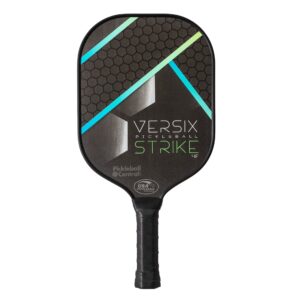 versix strike 4f, fiberglass composite face, polypropylene honeycomb core, usa pickleball approved, lightweight, entry-level/intermediate, green