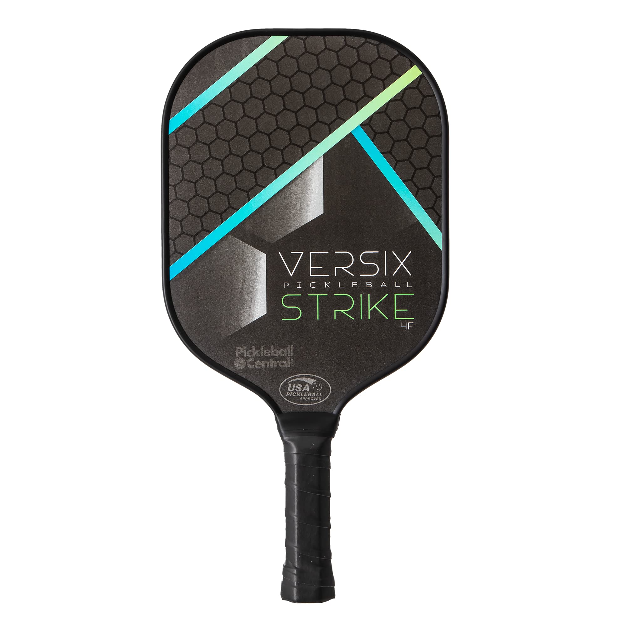 VERSIX Strike 4F, Fiberglass Composite Face, Polypropylene Honeycomb Core, USA Pickleball Approved, Lightweight, Entry-Level/Intermediate, Green