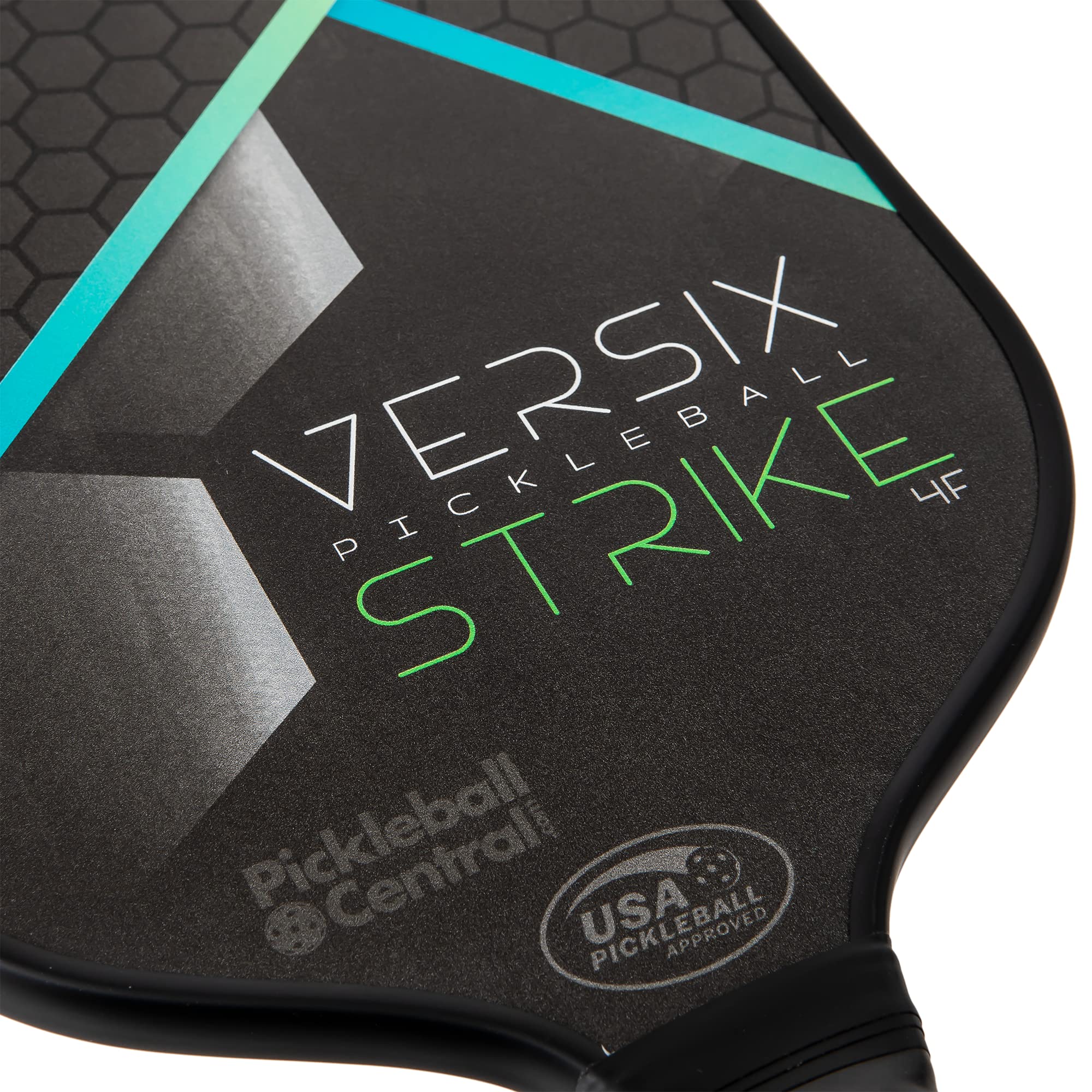 VERSIX Strike 4F, Fiberglass Composite Face, Polypropylene Honeycomb Core, USA Pickleball Approved, Lightweight, Entry-Level/Intermediate, Green