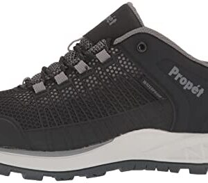 Propét Mens Vestrio Hiking Shoe, Black/Grey, 9 XX-Wide US