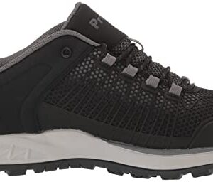 Propét Mens Vestrio Hiking Shoe, Black/Grey, 9 XX-Wide US