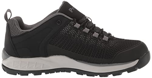 Propét Mens Vestrio Hiking Shoe, Black/Grey, 9 XX-Wide US