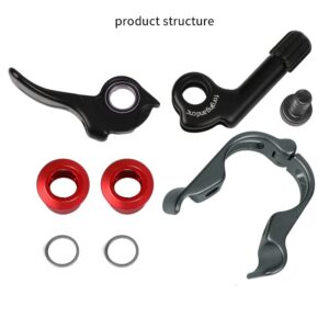 BBxunsless MTB Seatpost Dropper Remote Lever Adjustable Road Bike Drop Mechanical Remote Control for 22.2mm Handlebar,Black