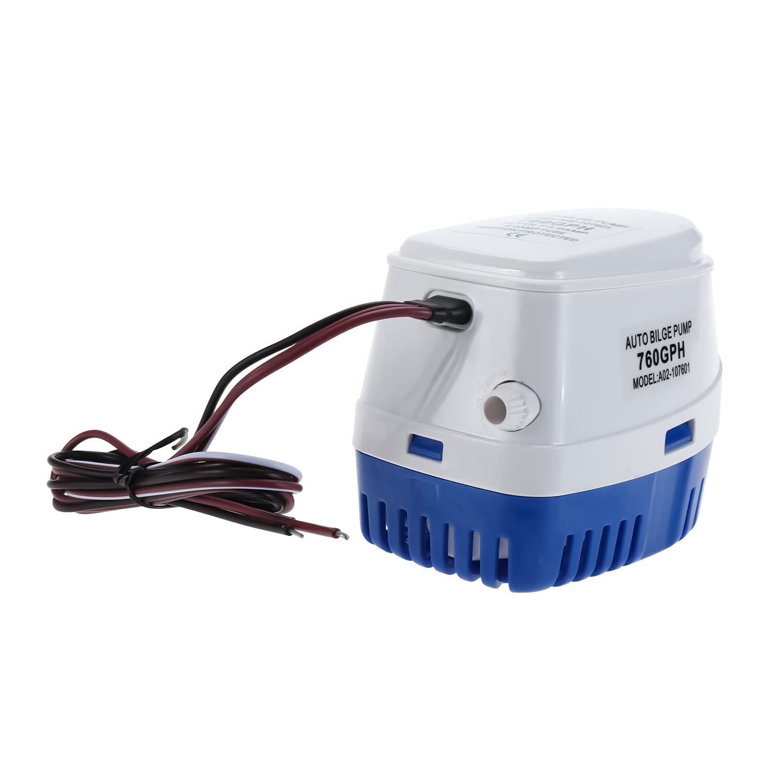 Mono-gatari Automatic Submersible Boat Bilge Pump Auto Bilge Pumps for Boats with Float Switch 12V 760GPH 3/4 inch (19mm) Outlet Dia