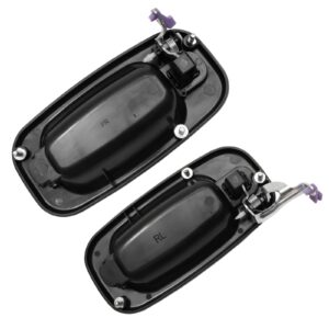 Exterior Door Handles Set, Compatible with 1999-2007 Chevy Silverado Suburban Tahoe Avalanche, GMC Sierra Yukon, Cadillac Escalade, Front Rear Left Driver & Right Passenger,15034985 15721572 GM1520105