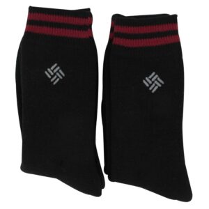 Columbia Men's Medium-Weight Fleece-Lined Thermal Crew Socks (BLACK)