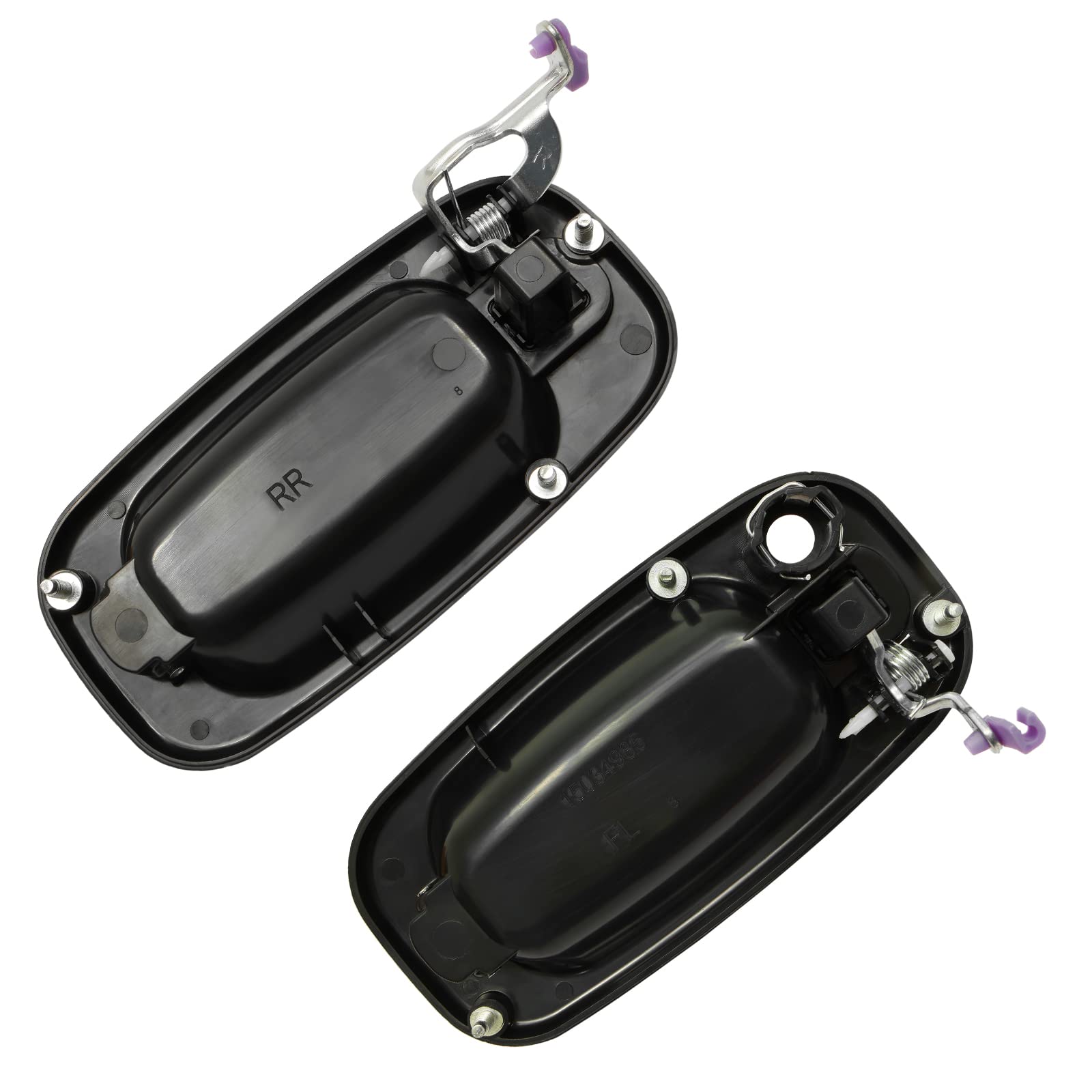 Exterior Door Handles Set, Compatible with 1999-2007 Chevy Silverado Suburban Tahoe Avalanche, GMC Sierra Yukon, Cadillac Escalade, Front Rear Left Driver & Right Passenger,15034985 15721572 GM1520105