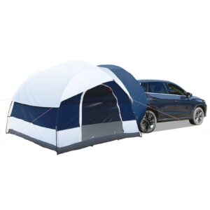 suv tent 4-6 person universal suv camping tent，car awning suv tailgate tent, sun shelter camping outdoor travel,includes rainfly and storage bag - 8' w x 8' l x 6.5' h car tent,universal fit