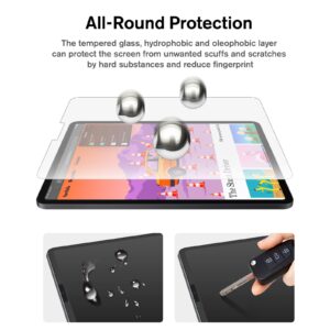 KCT Paperfeel Tempered Glass Screen Protector Compatible with iPad Pro 11 inch (2022&2021&2020&2018) / iPad Air 5th/4th (10.9 inch, 2022/2020) Draw as Paper, with Matte Surface, EZ Kit