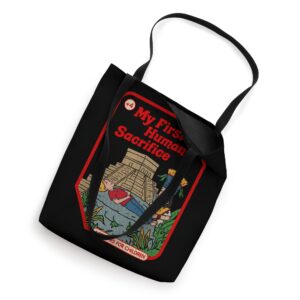 My First Human Sacrifice Occult Goth Vintage Childgame Tote Bag