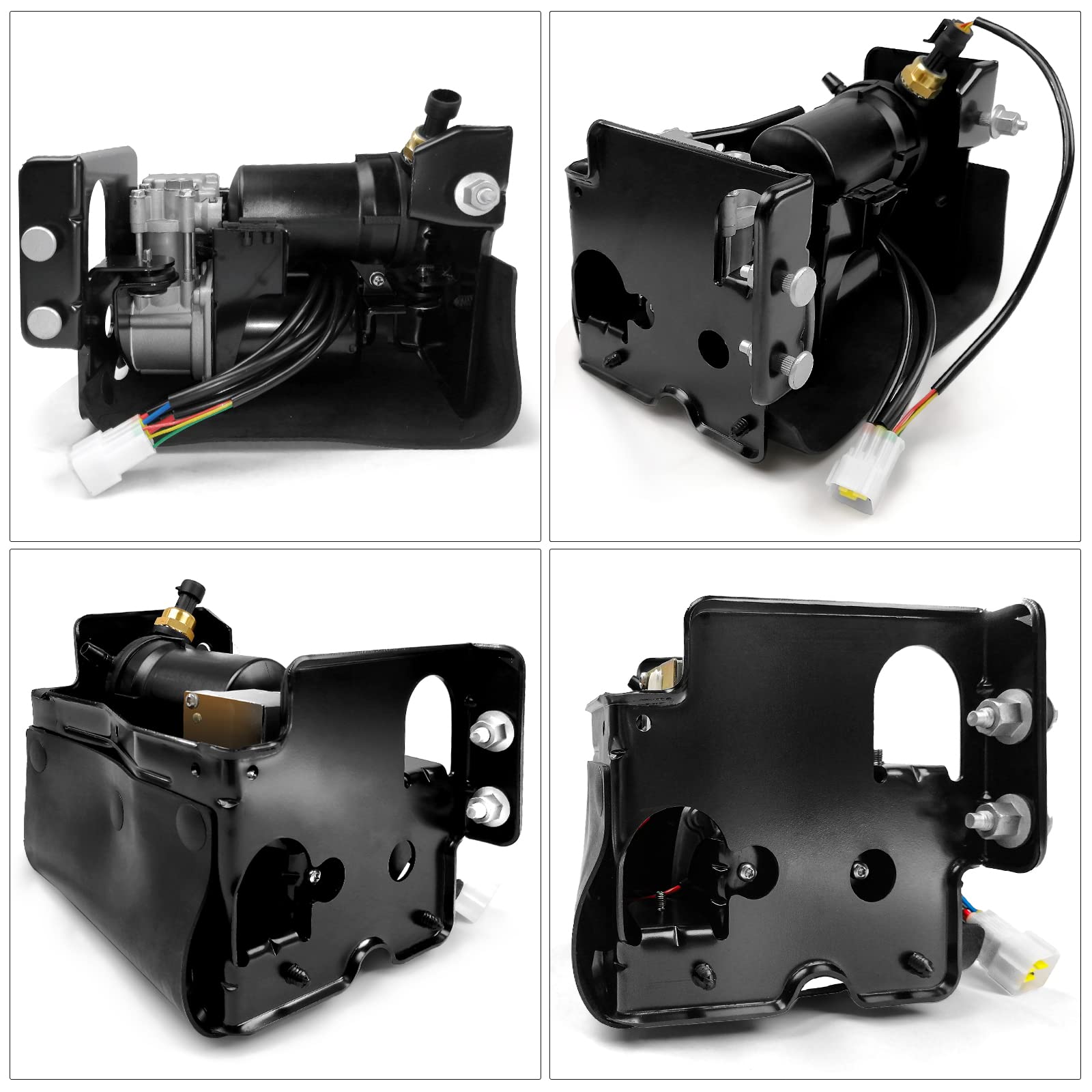 KEIYSHOLCK Air Ride Suspension Compressor Pump, Compatible with GMC Yukon XL 1500 Cadillac Escalade Chevy Avalanche Suburban Tahoe, 15254590 19299540 949-000 949-001 949-099 15056494