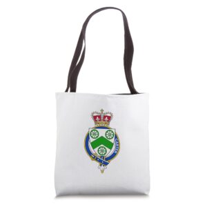 carter coat of arms - family crest tote bag