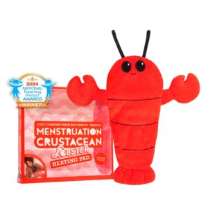 Menstruation Crustacean Lobster – The Original Viral Cuddly & Cute Plush Lavender Scented Heating Pad for Cramps