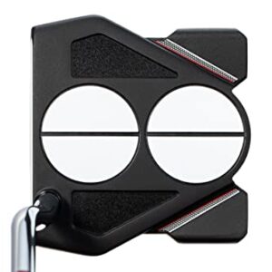 Odyssey Right Putter 2-Ball Ten Ten Lined Double Vent (Mallet, 34 Inch, Stroke LAB Shaft), Men's, Black