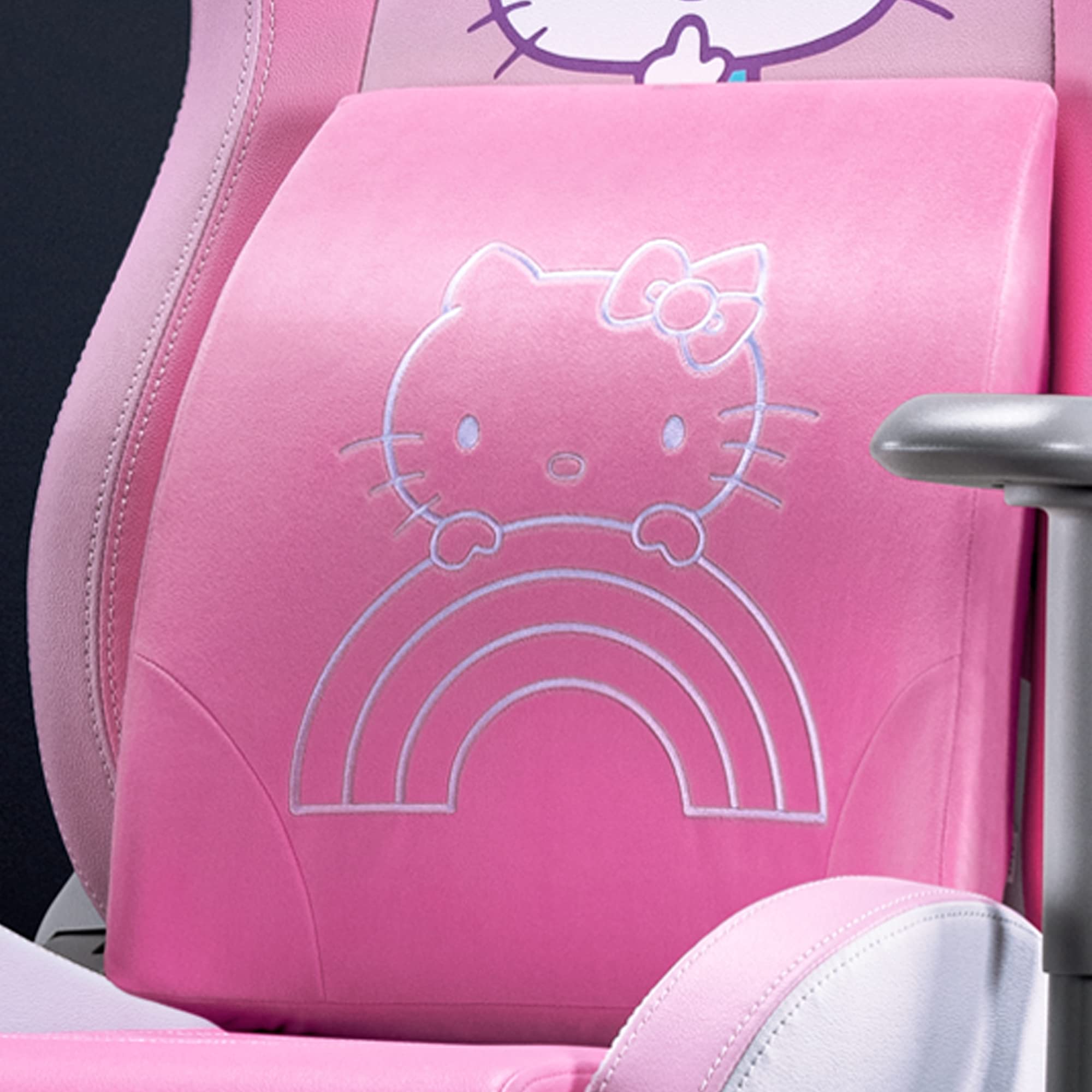 Razer Lumbar Cushion Hello Kitty & Friends Edition: Lumbar Support for Gaming Chairs - Fully-Sculpted Lumbar Curve - Memory Foam Padding - Wrapped in Plush Velvet