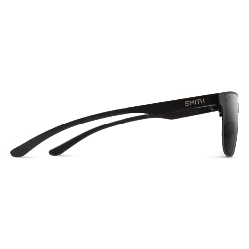 SMITH Optics Lowdown Metal Sunglasses – Performance Sports Active Sunglasses For Running or Everyday Wear – For Men & Women – Black + Black ChromaPop Polarized Lenses