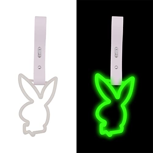 Playboy Bunny Shaped Glow in the Dark Green JDM TSURIKAWA Subway Bus Handle Strap Charm Drift