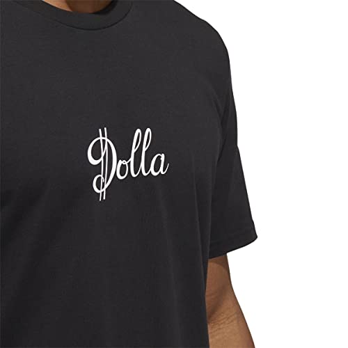 adidas Men's Dame Dolla Tee, Black, Medium