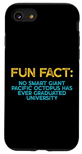 iPhone SE (2020) / 7 / 8 No Giant Octopus Graduated Uni Funny Animal Pun Humor Case