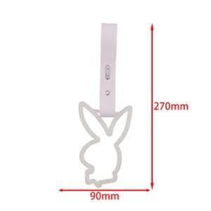 Playboy Bunny Shaped Glow in the Dark Green JDM TSURIKAWA Subway Bus Handle Strap Charm Drift