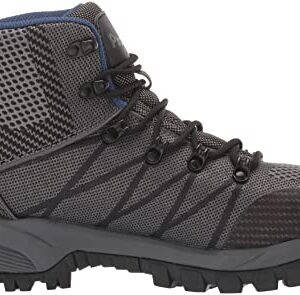 Propét mens Traverse Hiking Boot,Grey/Black,11.5 Wide US