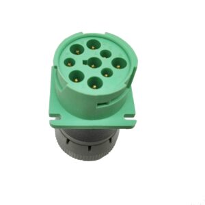 Green 9pin J1939 Type 2 to 6pin J1708 Adapter