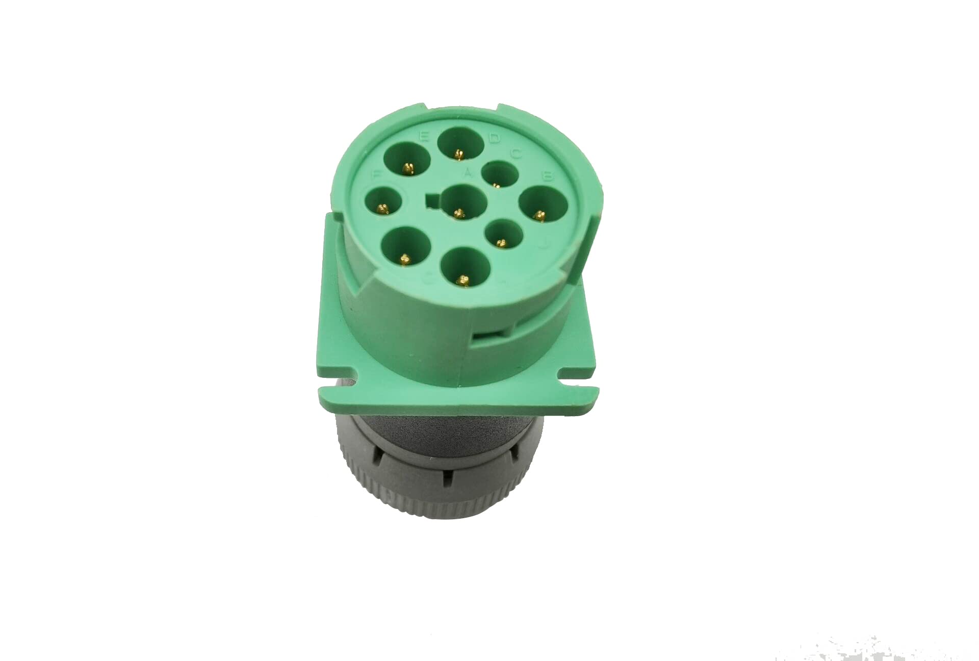 Green 9pin J1939 Type 2 to 6pin J1708 Adapter