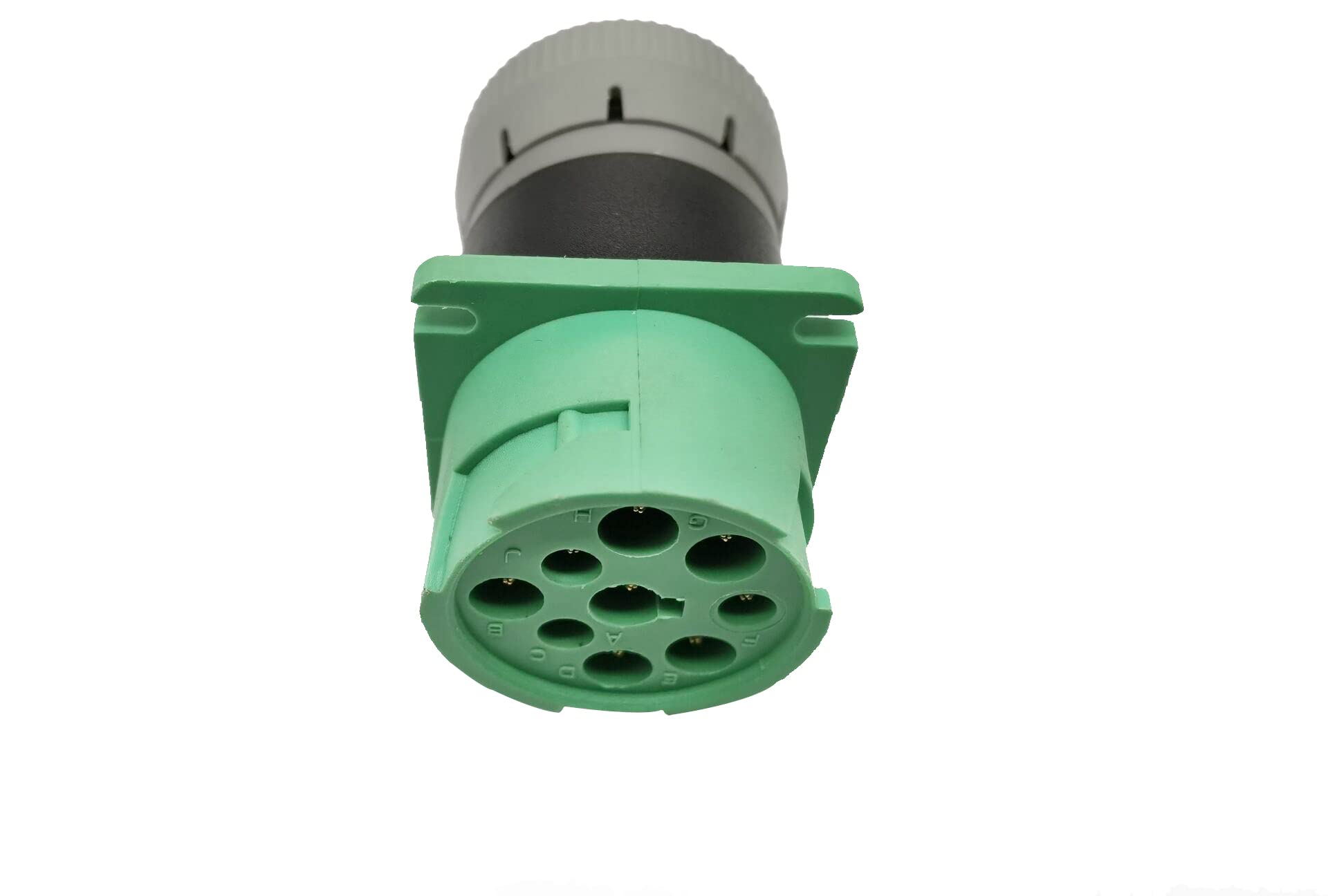 Green 9pin J1939 Type 2 to 6pin J1708 Adapter