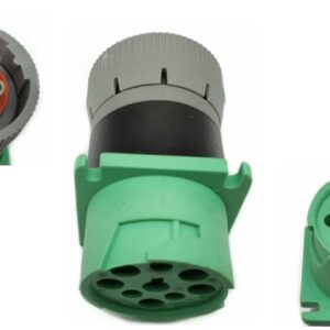 Green 9pin J1939 Type 2 to 6pin J1708 Adapter