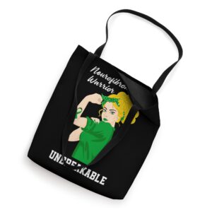 Neurofibromatosis Warrior Unbreakable Neurofibromatosis Tote Bag