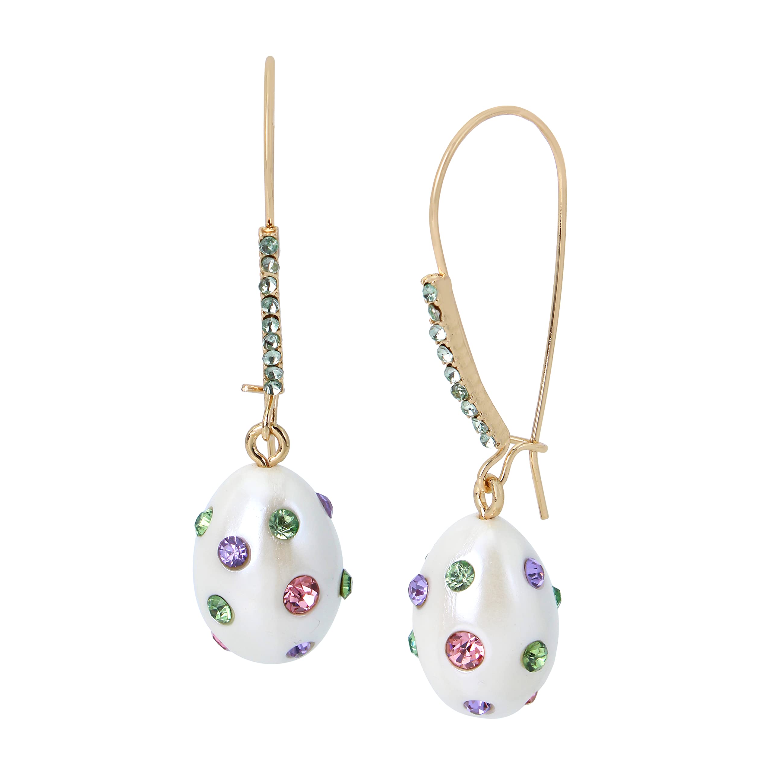 Pearl Egg Dangle Earrings