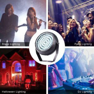 Telbum White Strobe Lights Halloween Super Bright 78 LEDs Strobe Light for Parties Sound Activated Mini DJ Strobe Light with Remote Control, Best for Room Stage Party Dance Wedding