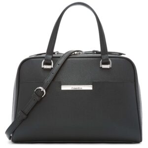 calvin klein nolan zip around satchel