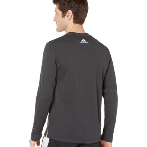 adidas Men's Icon 3 Bar Training Crew, Black, Large