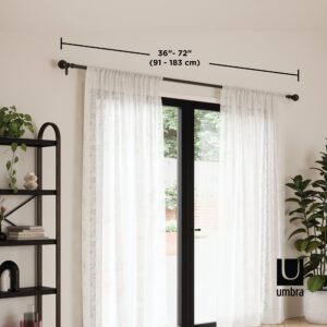 Umbra Sita Adjustable Curtain Rod 36 to 72 Inches