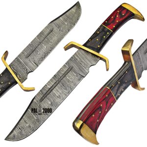 HUN-4012 Handmade damascus Steel Hunting Knife With Sheath