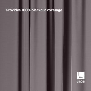 Umbra Twilight Blackout Panel 63", Set of 2, Charcoal