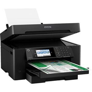 Epson EcoTank ET-4800 Wireless All-in-One Supertank Color Inkjet Printer, White - Print Copy Scan Fax - 10.0 ppm, 5760 x 1440 dpi, 8.5" x 14", Voice Activated, 30-Sheet ADF, Ethernet