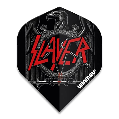 Winmau Slayer Rock Legends 100 Micron Strong Standard Dart Flights (3 Sets - 9 Flights)