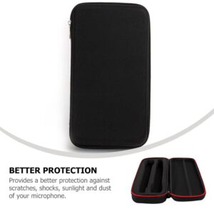 Microphone Storage Box Case Shockproof Waterproof Carry Bag for Outdoor