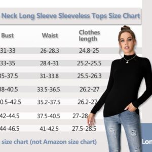 UNTYHOTS Women's Sleeveless Mock Turtleneck Tanktop Basic Stretch Fitting Pullover Lightweight Slim Shirt (Sleeveless White,X-Large)