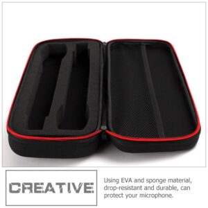 Microphone Storage Box Case Shockproof Waterproof Carry Bag for Outdoor