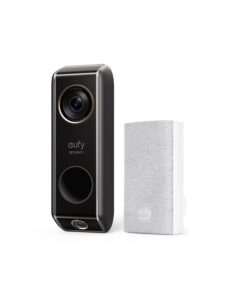 eufy security video doorbell (wired) s330 with chime, dual cam, delivery guard, security camera, 2k with hdr, no monthly fee, 16-24v, 30va, homebase not supported, motion only alert